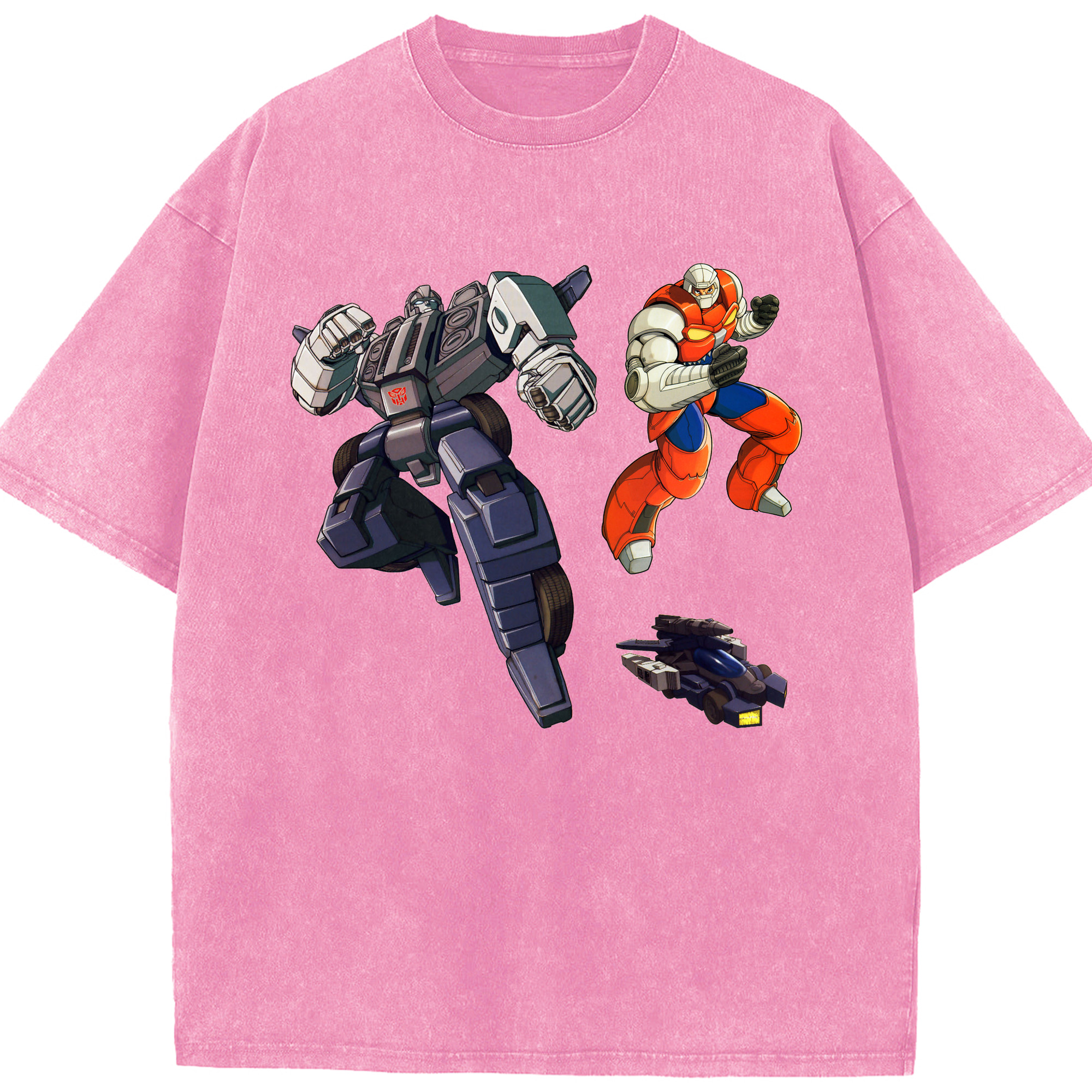 （画像用）  綿100% ヴィンテージ風 半袖Tシャツ（フロントプリント）
